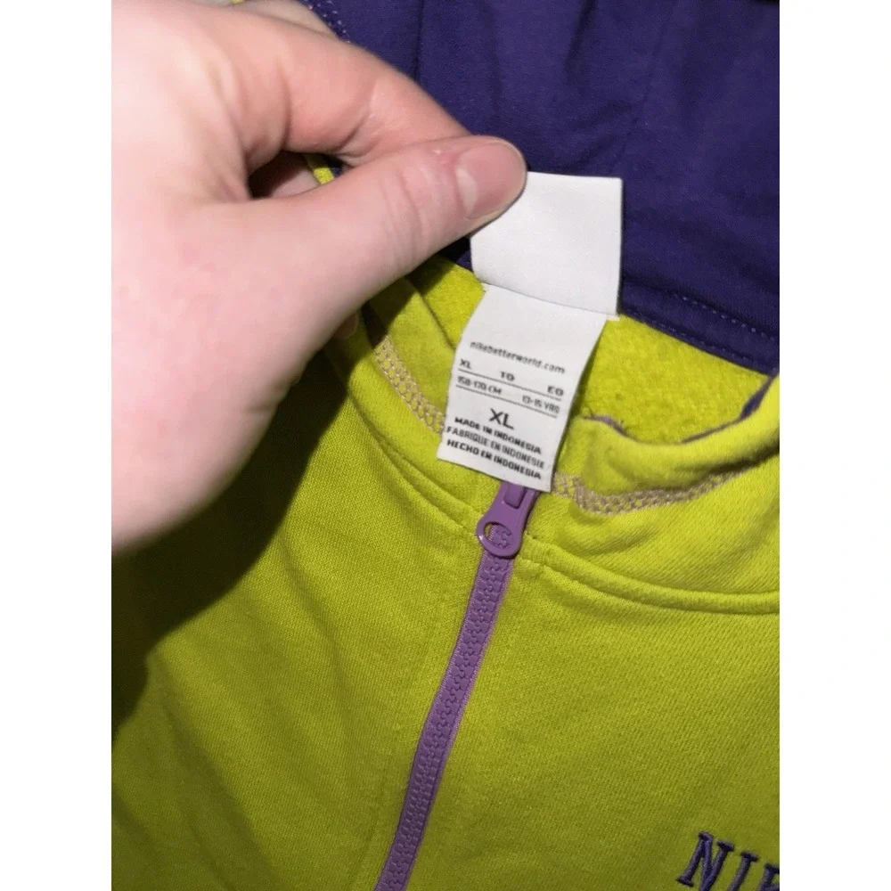 Nike green putple